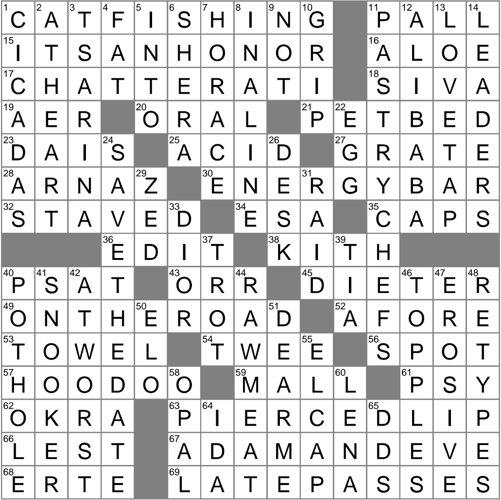 LA Times Crossword 12 Apr 25 Saturday LAXCrossword