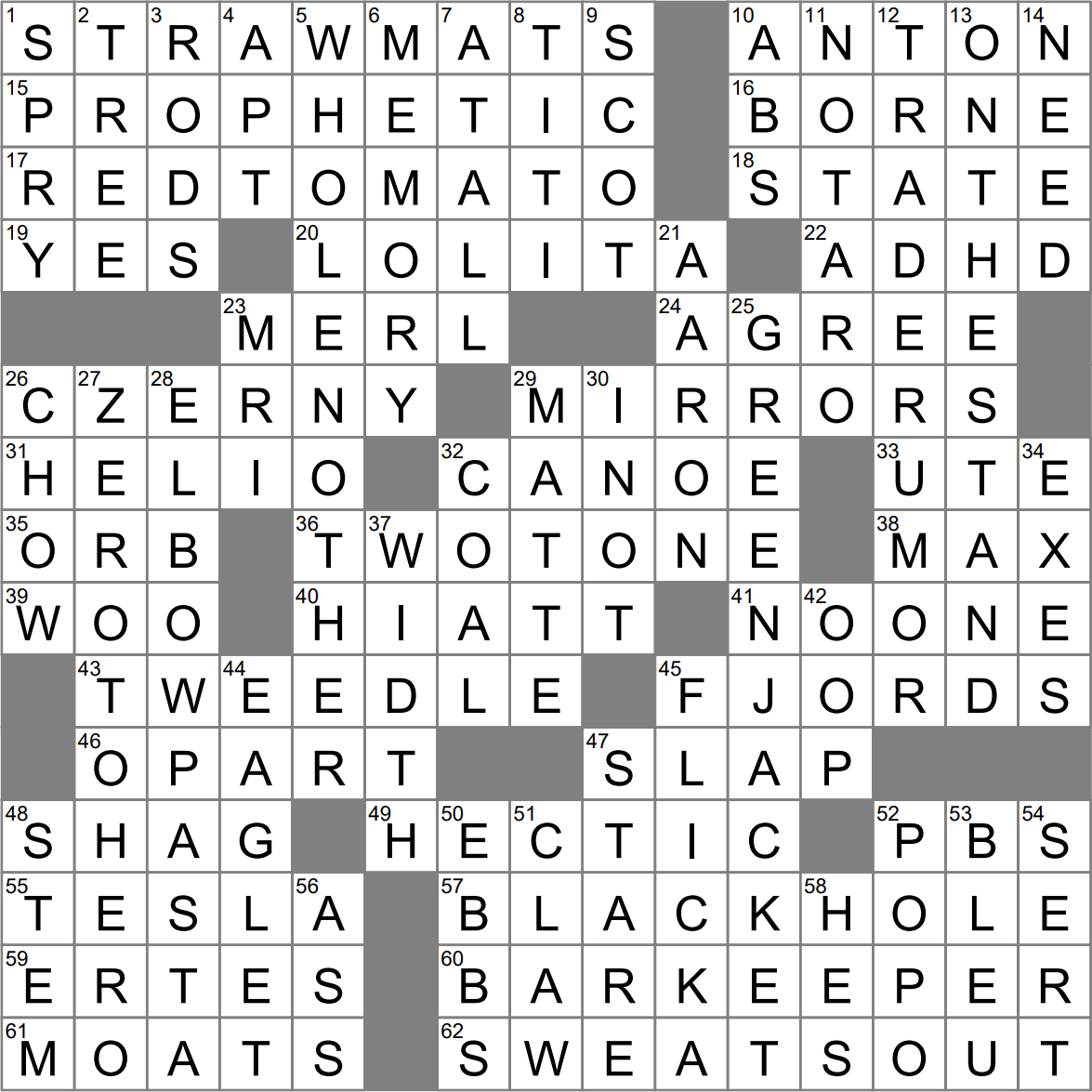 LA Times Crossword 13 May 23 Saturday LAXCrossword