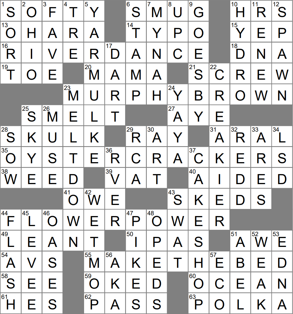 LA Times Crossword 22 May 23 Monday LAXCrossword
