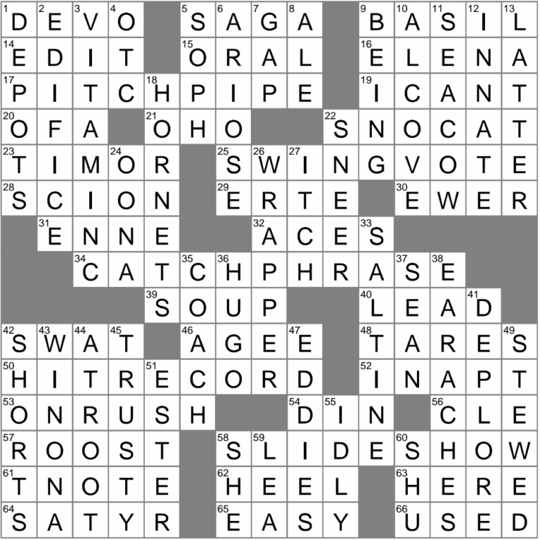 LA Times Crossword 23 May 25 Friday LAXCrossword