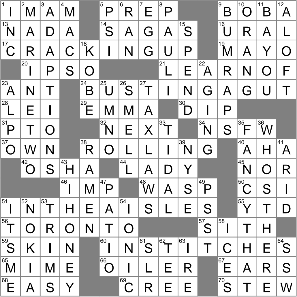 LA Times Crossword 26 Feb 25 Wednesday LAXCrossword