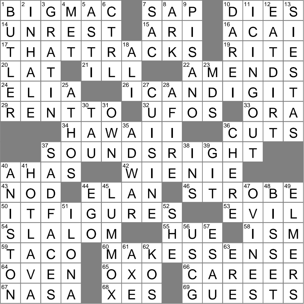 LA Times Crossword 27 Sep 24 Friday LAXCrossword