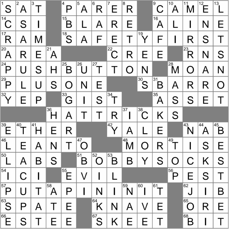 LA Times Crossword 28 Oct 24 Monday LAXCrossword