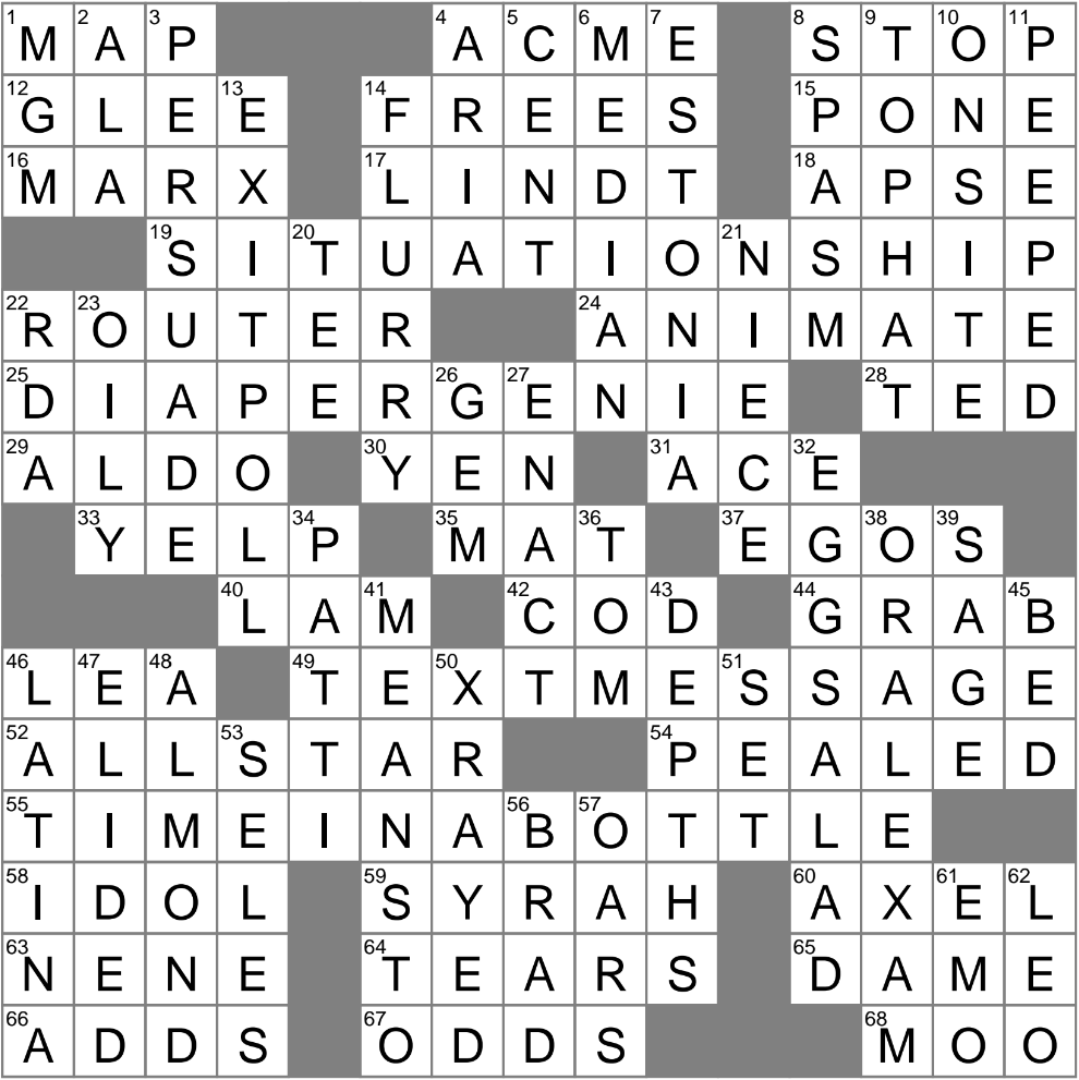 LA Times Crossword 6 Aug 24 Tuesday LAXCrossword