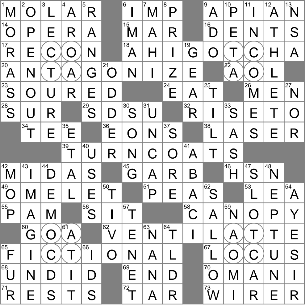 LA Times Crossword 7 Aug 24 Wednesday LAXCrossword