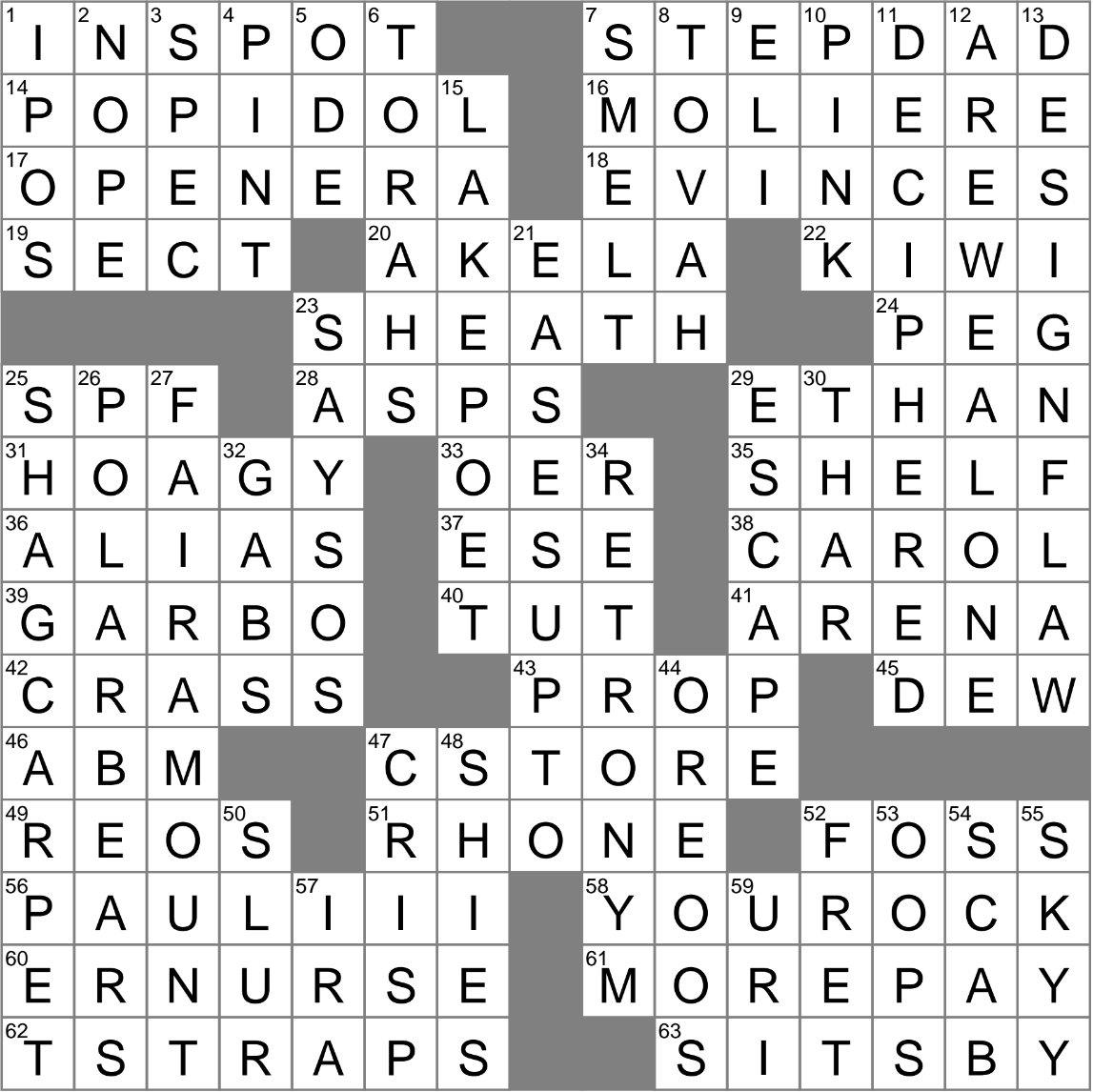 LA Times Crossword 7 Sep 24 Saturday LAXCrossword