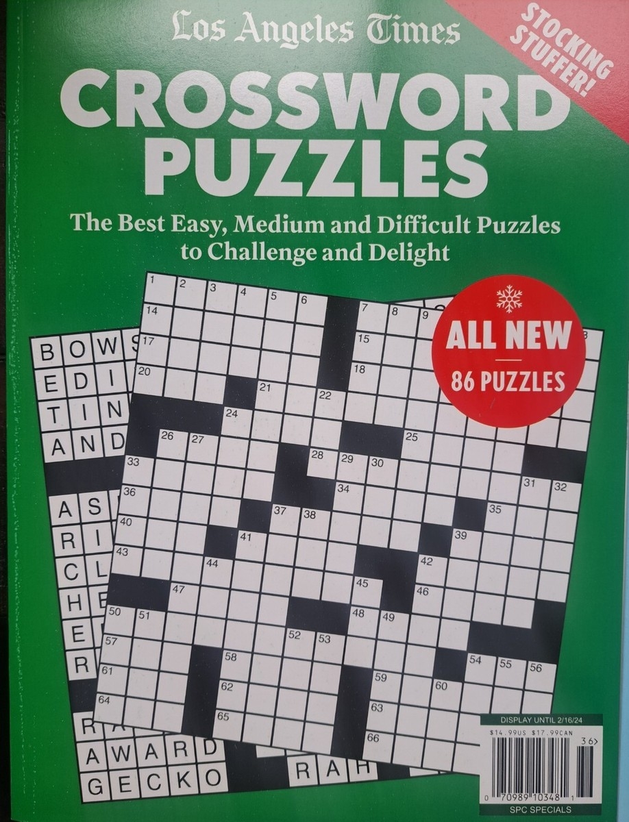 la times sunday crossword puzzle