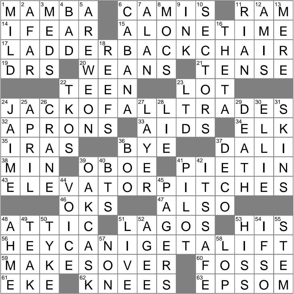 Like Most Twitch Streams Crossword Clue Archives LAXCrossword