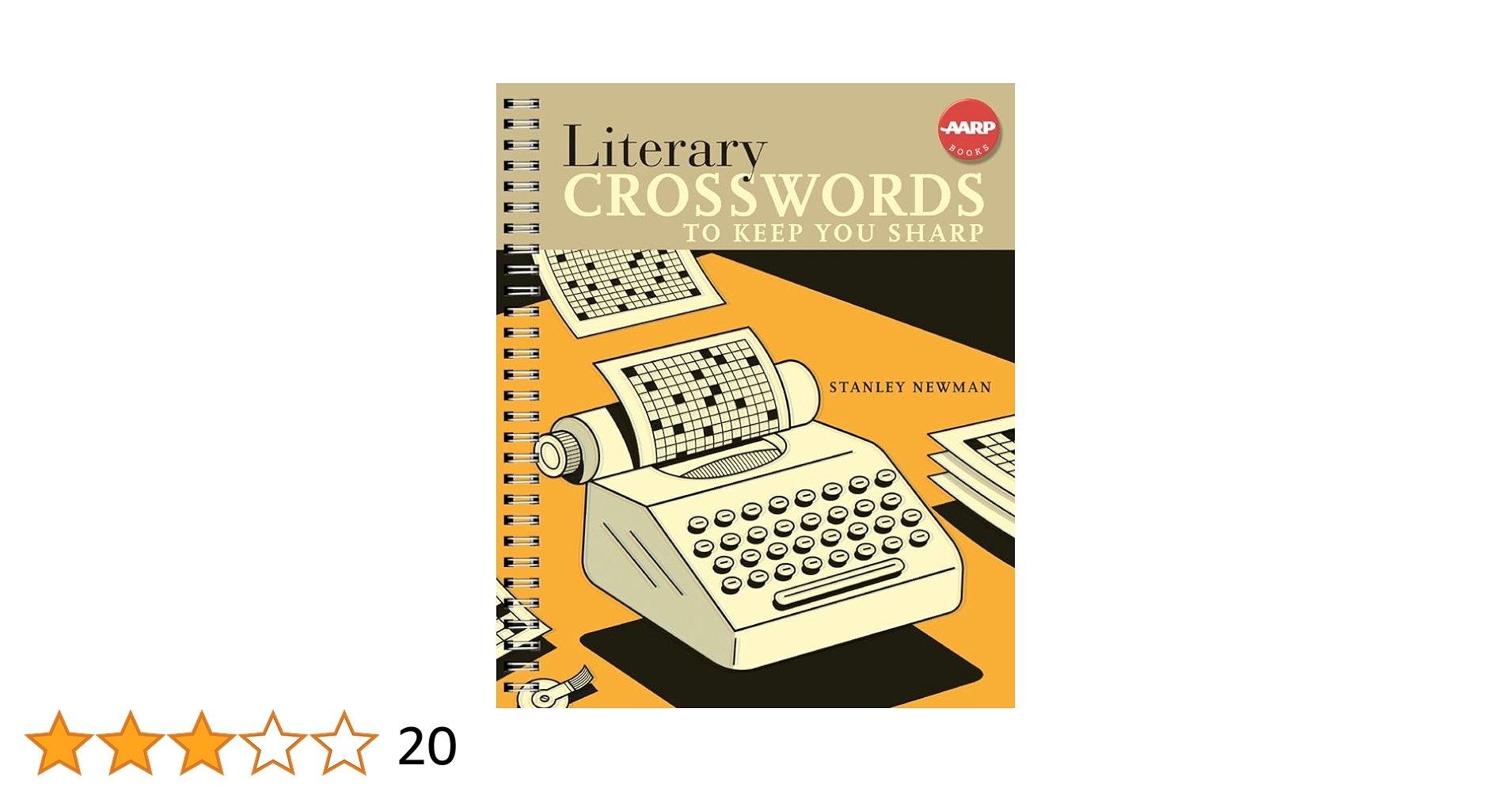 Literary Crosswords To Keep You Sharp AARP Newman Stanley 9781402763731 Amazon Books