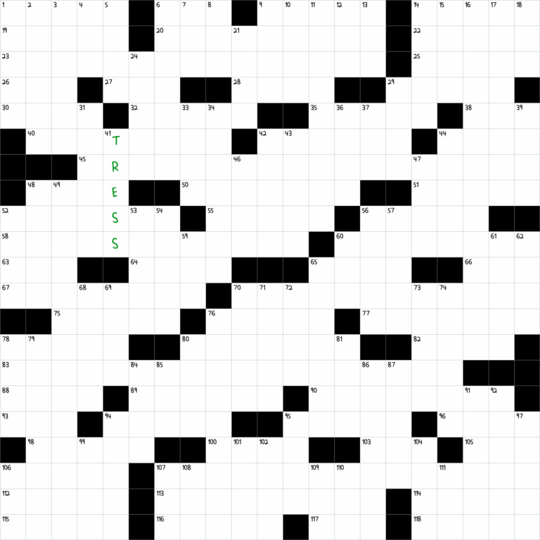 Lock Of Hair NYT Crossword Clue