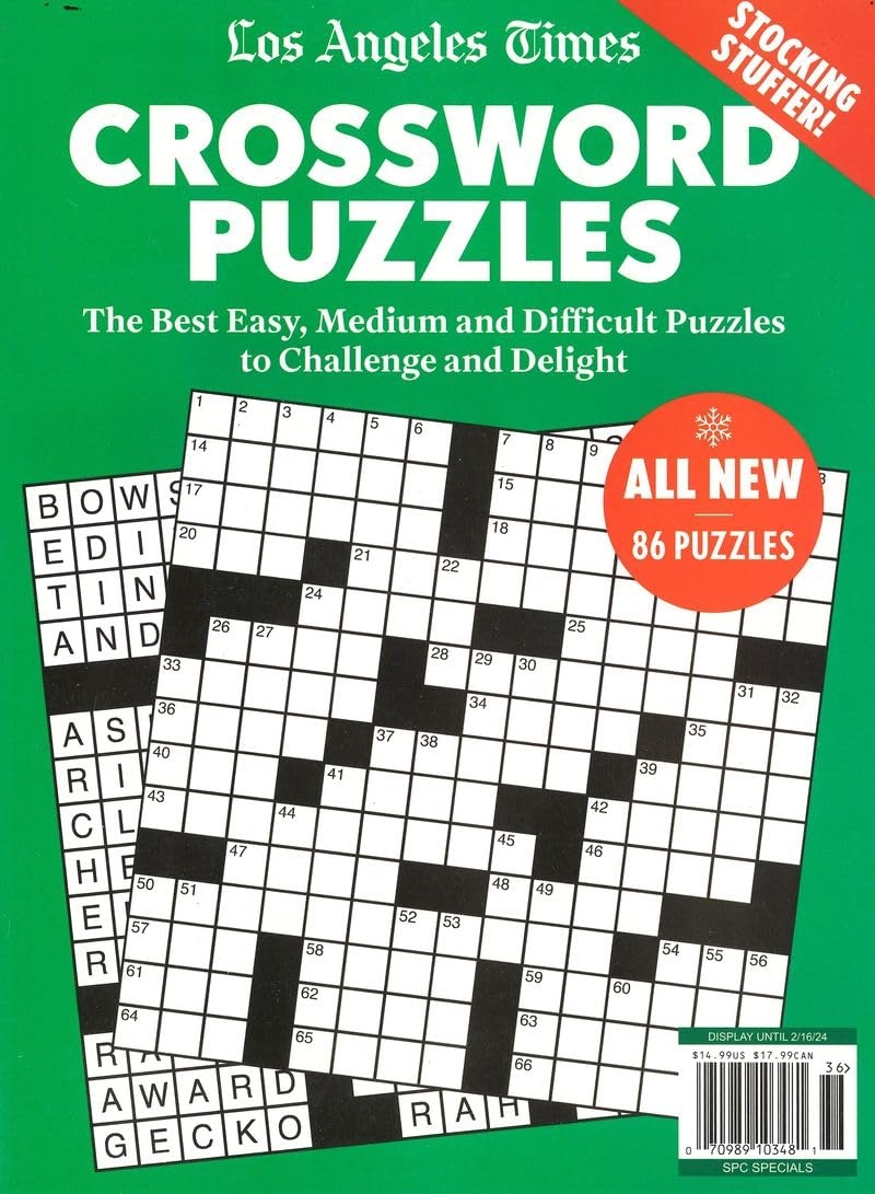 free crossword puzzles la times