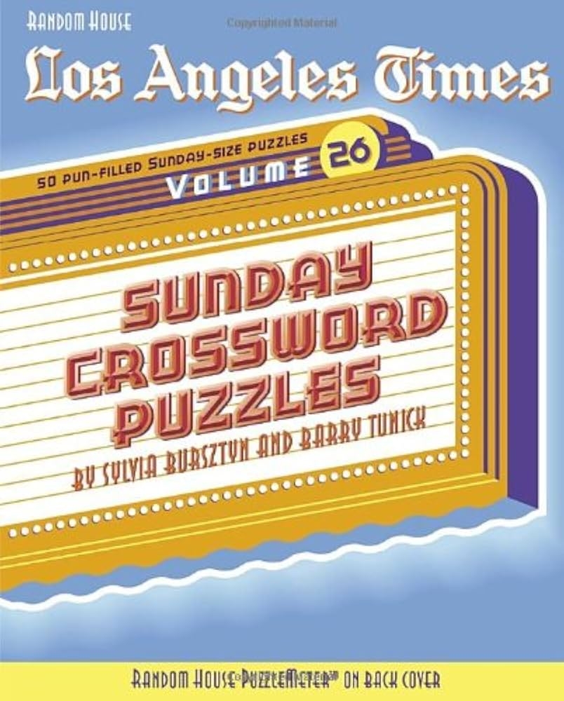 los angeles crossword puzzle
