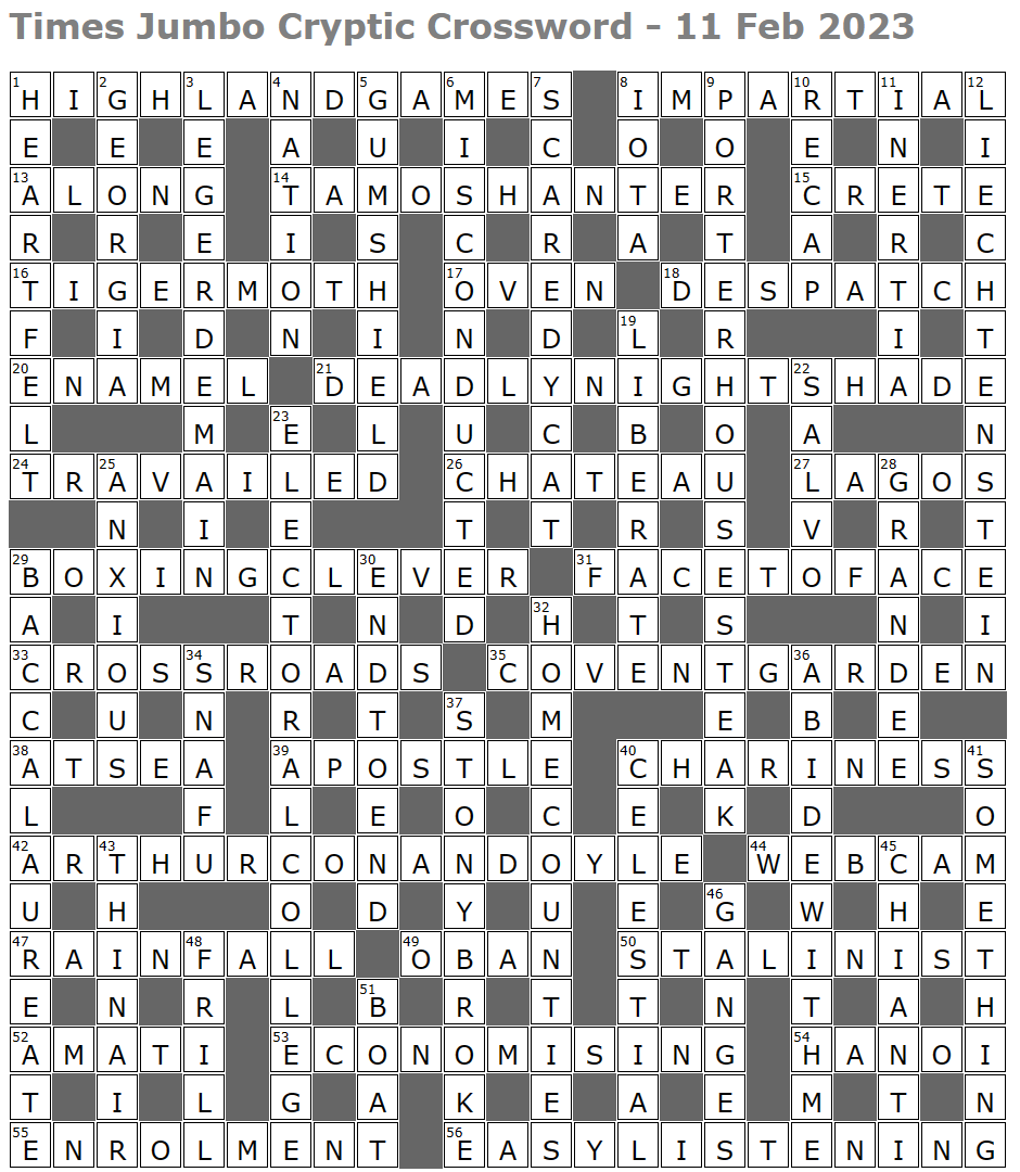 Lucian Poll s Web Ramblings Page 12 Mind twisting Horror Is It I Have Just The Thing Also Crosswords 