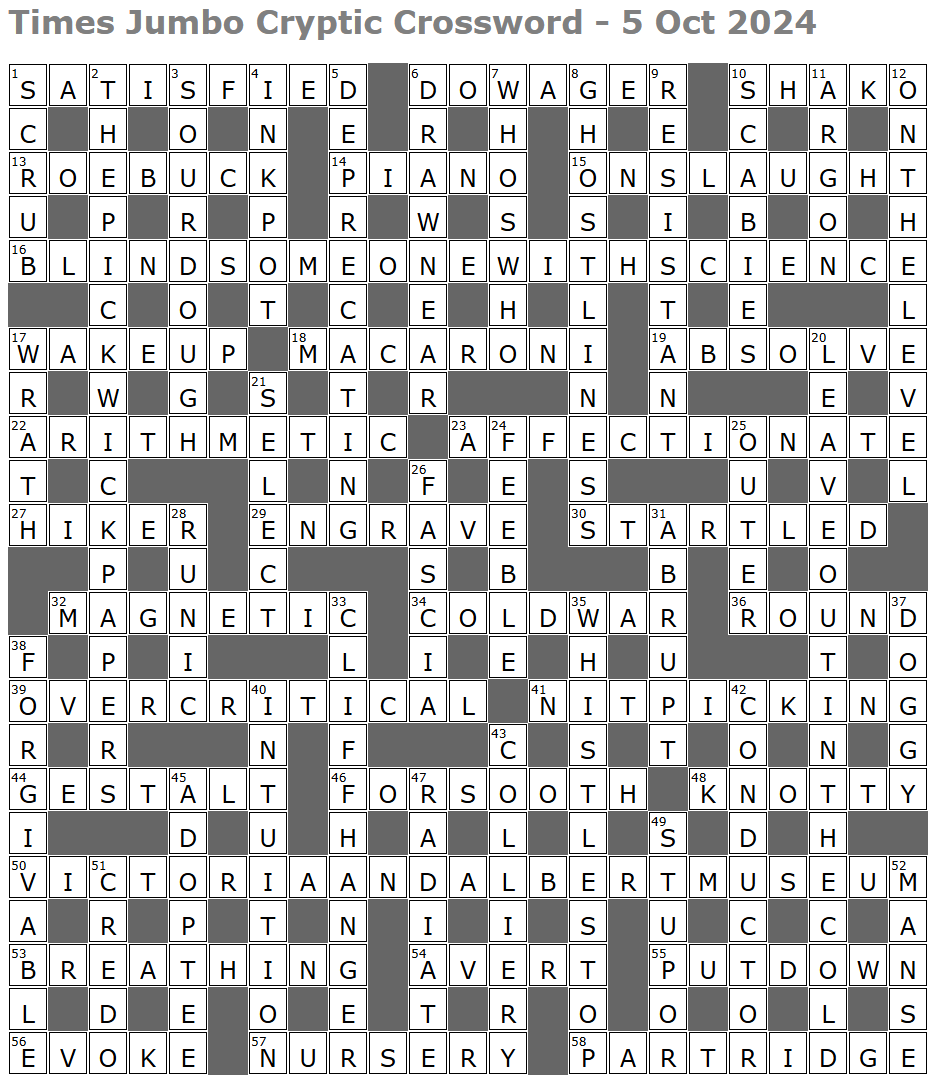 Lucian Poll s Web Ramblings Page 2 Mind twisting Horror Is It I Have Just The Thing Also Crosswords 