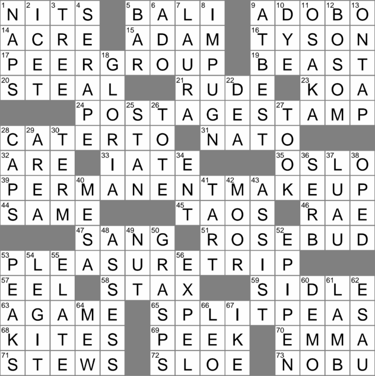 Marinade Of Vinegar And Spices Crossword Clue Archives LAXCrossword