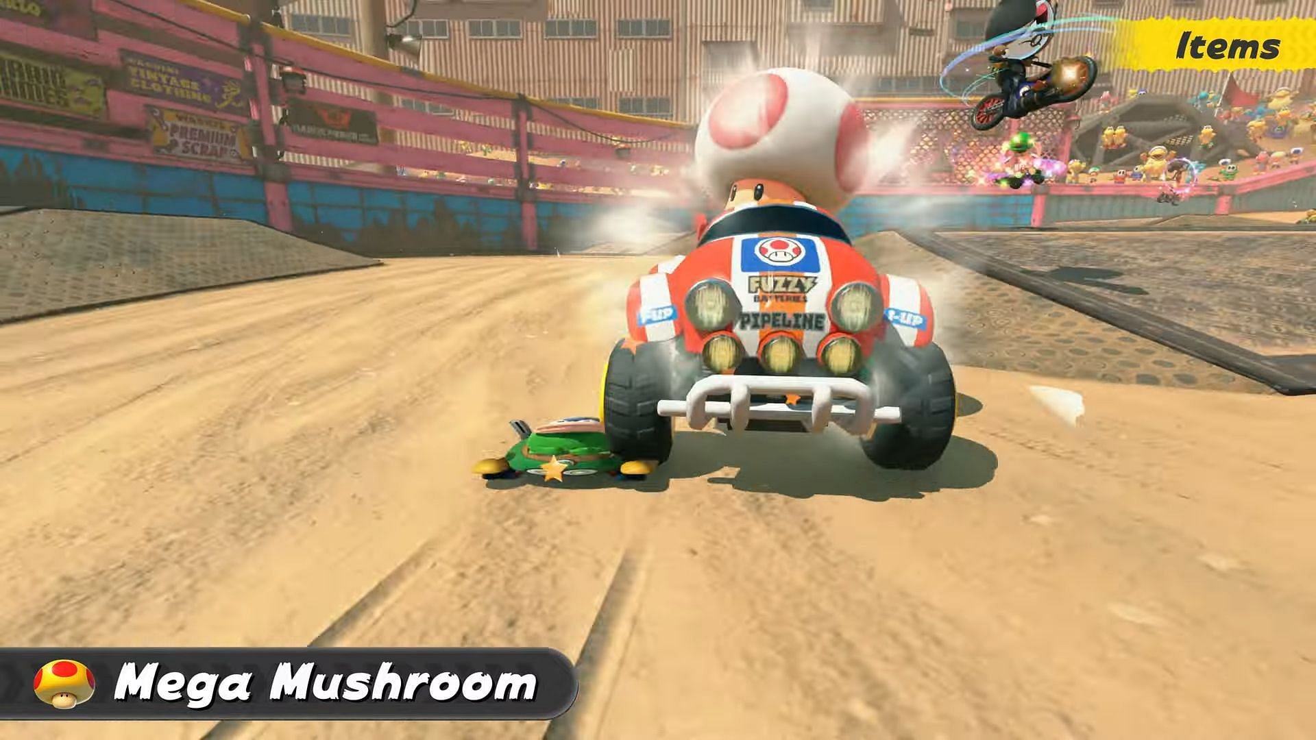 mario racing vehicle crossword clue