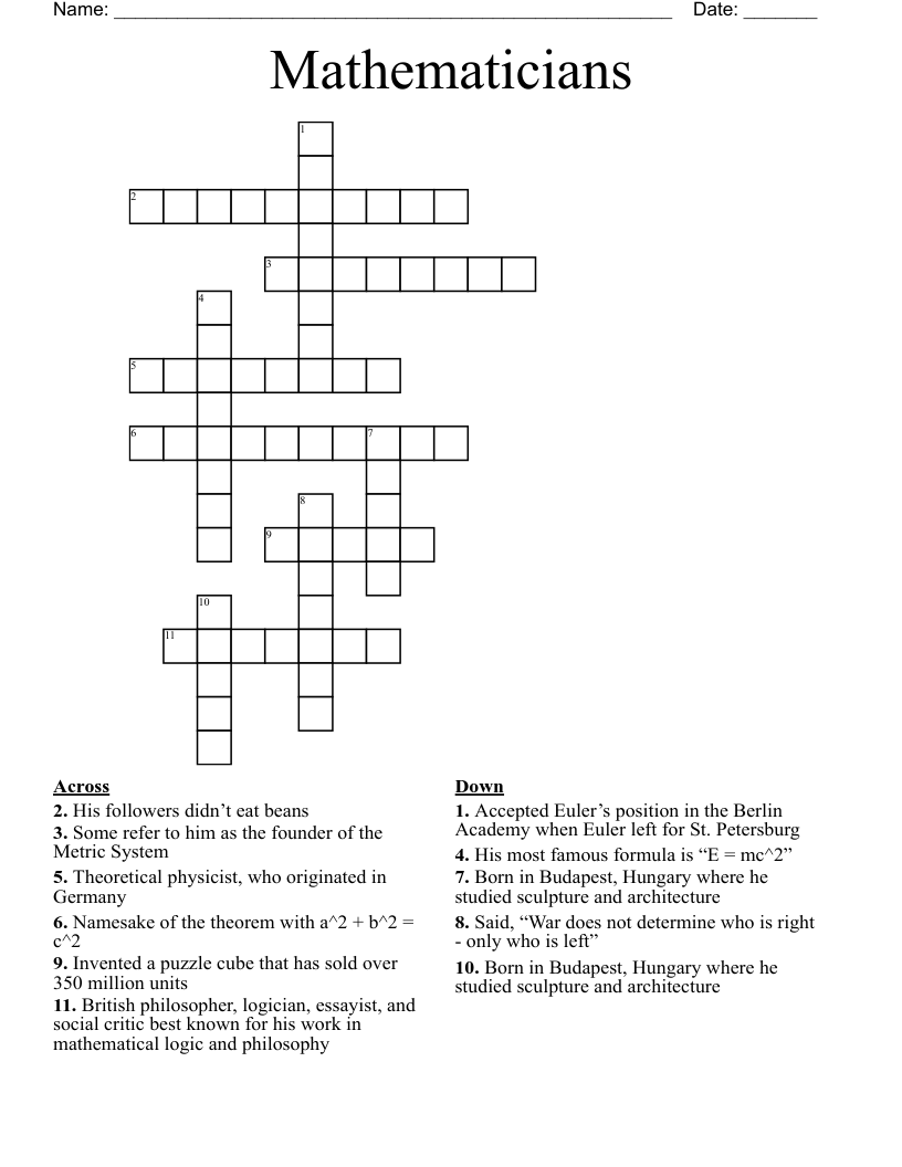 pi follower crossword clue