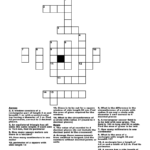 Measurement Crossword WordMint