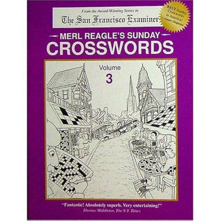 Merl Reagle s Sunday Crosswords Vol 3 Merl Reagle 9780963082824 Amazon Books