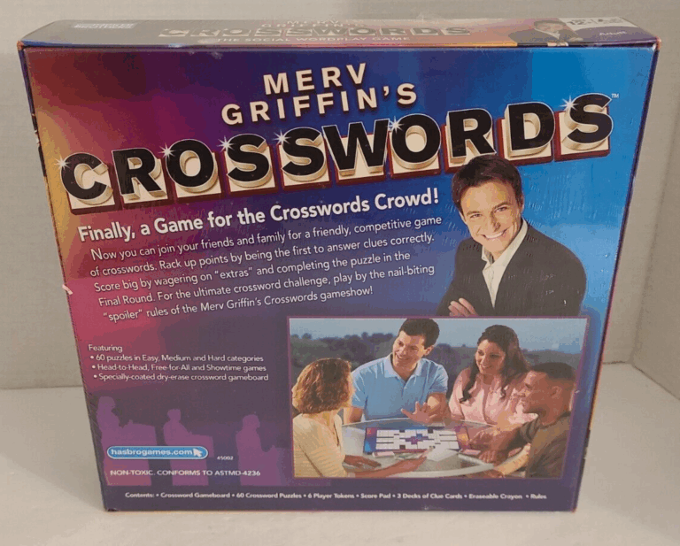 Merv Griffin s Crosswords Game By Parker Bros 2008 Edition SEALED NEW EBay