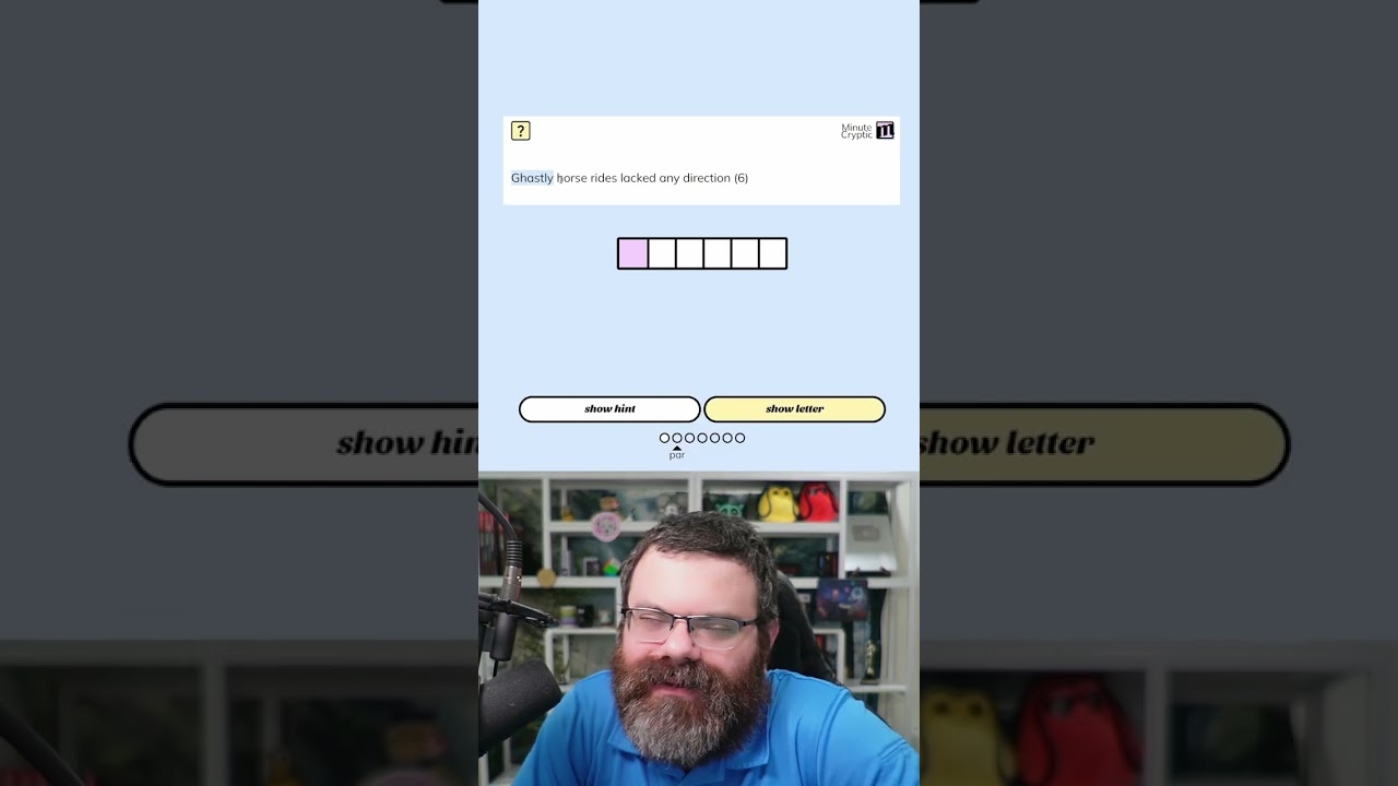 Minute Cryptic Oct 23rd 2024 wordgames crypticcrossword crossword YouTube