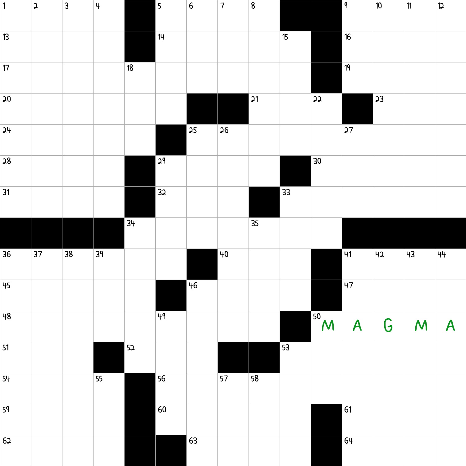 Molten Rock NYT Crossword Clue
