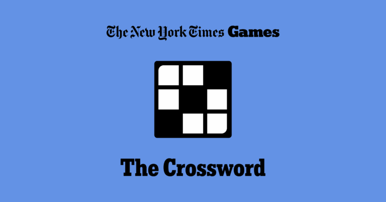 Monday August 4 2025 The Crossword Puzzle The New York Times