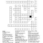 Musical Theatre Crossword WordMint