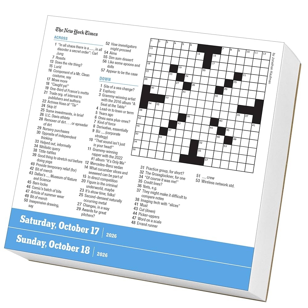 today's new york times crossword