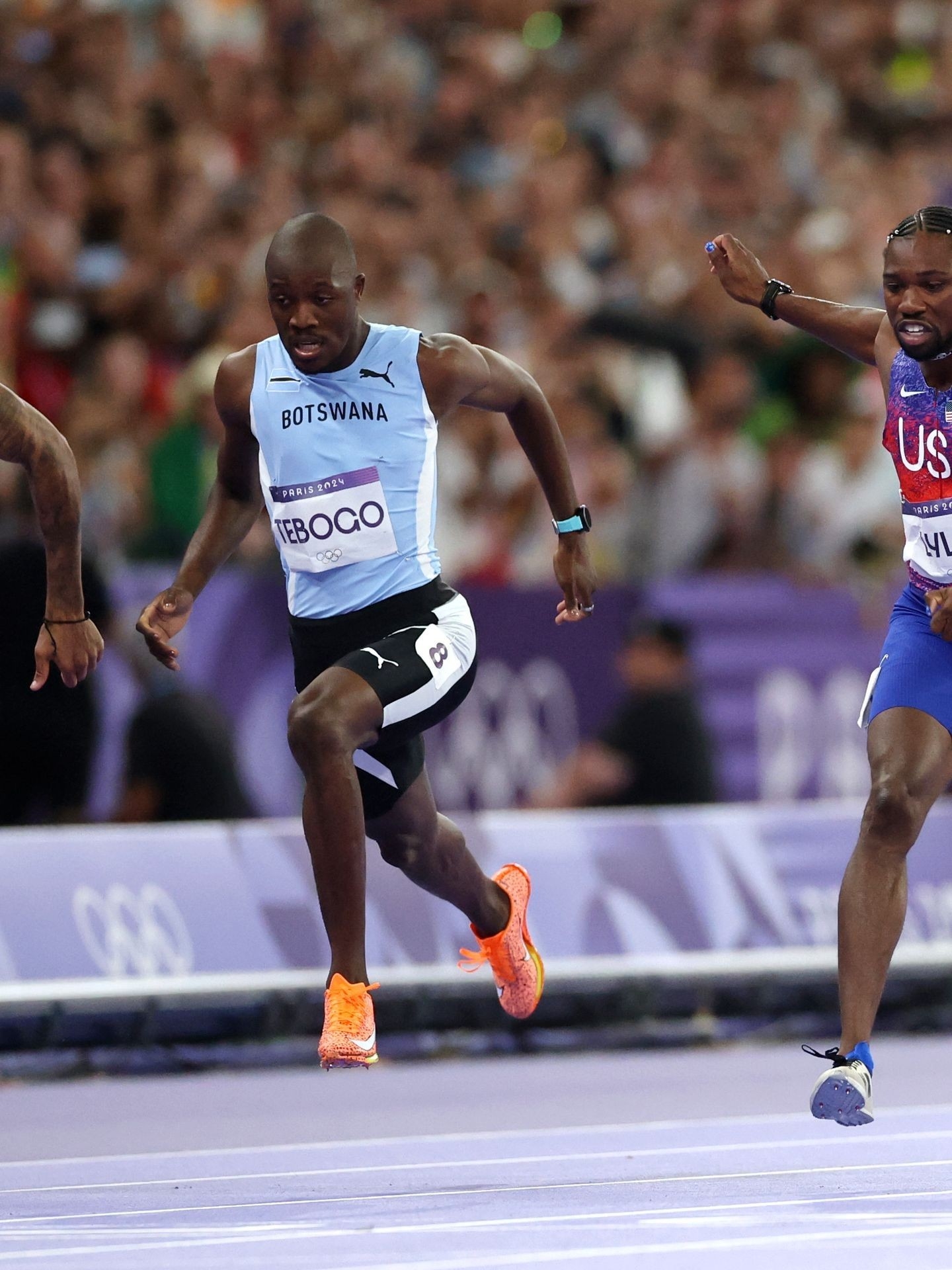Noah Lyles Wins A Historically Close Olympic 100 meter Sprint By Five thousandths Of A Sec