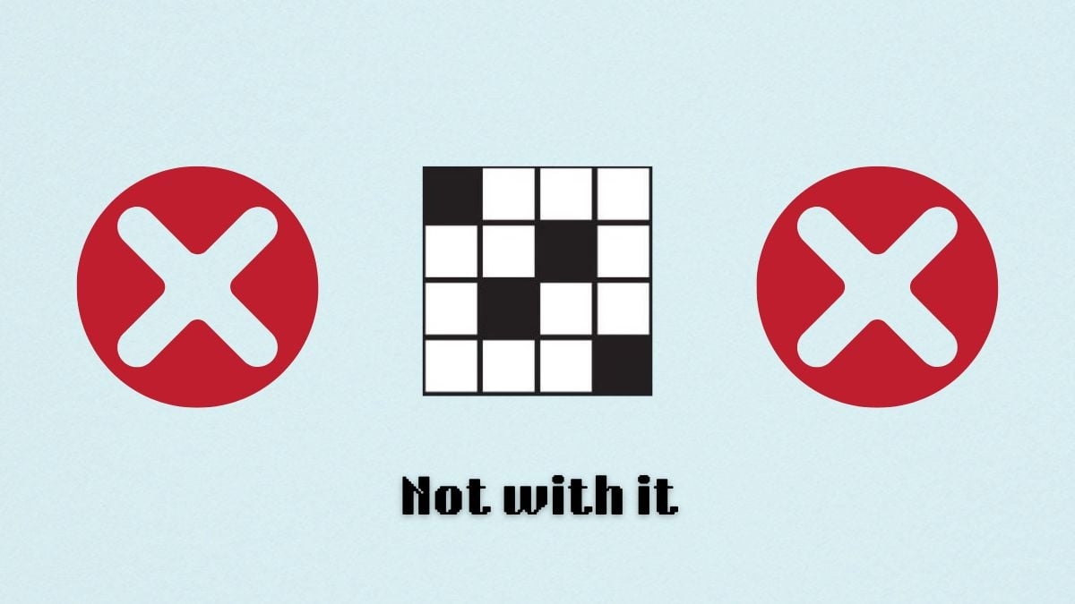 Not With It NYT Mini Crossword Answer And Hints