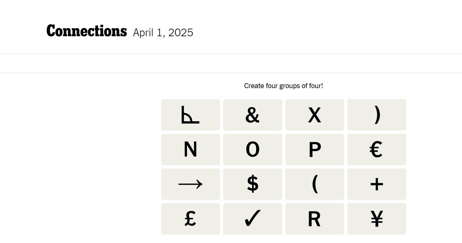 connections puzzle nyt crossword clue