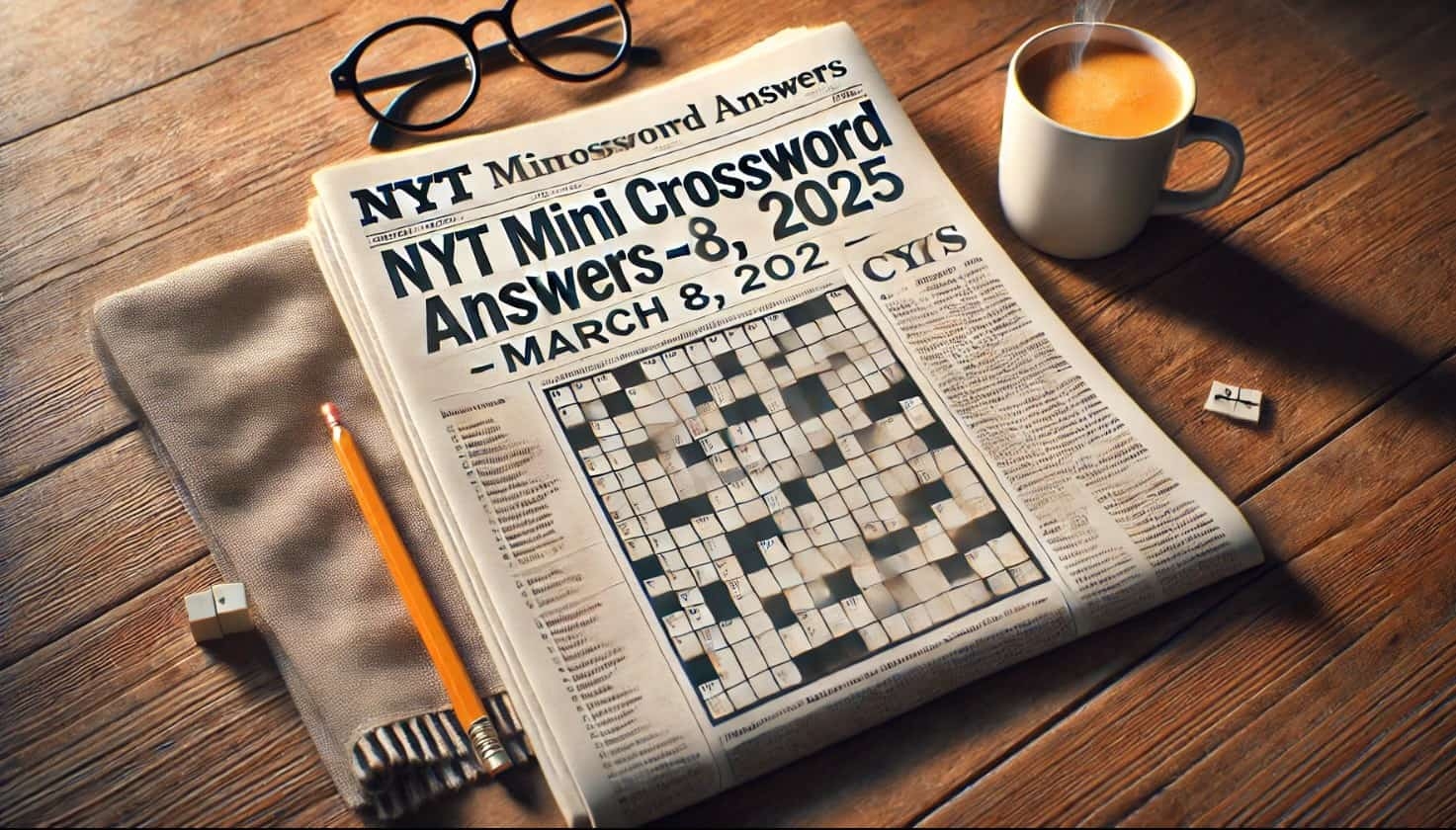 NYT Mini Crossword Answers March 8 2025 Hints Solutions H2S Media