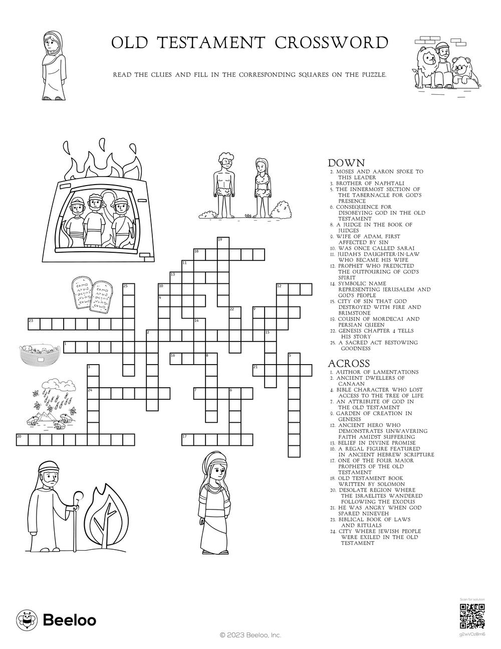 exodus hero crossword clue