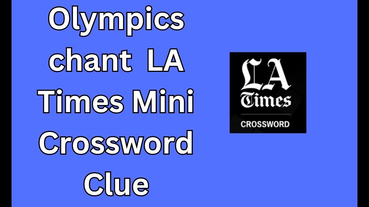 crossword clue for chant