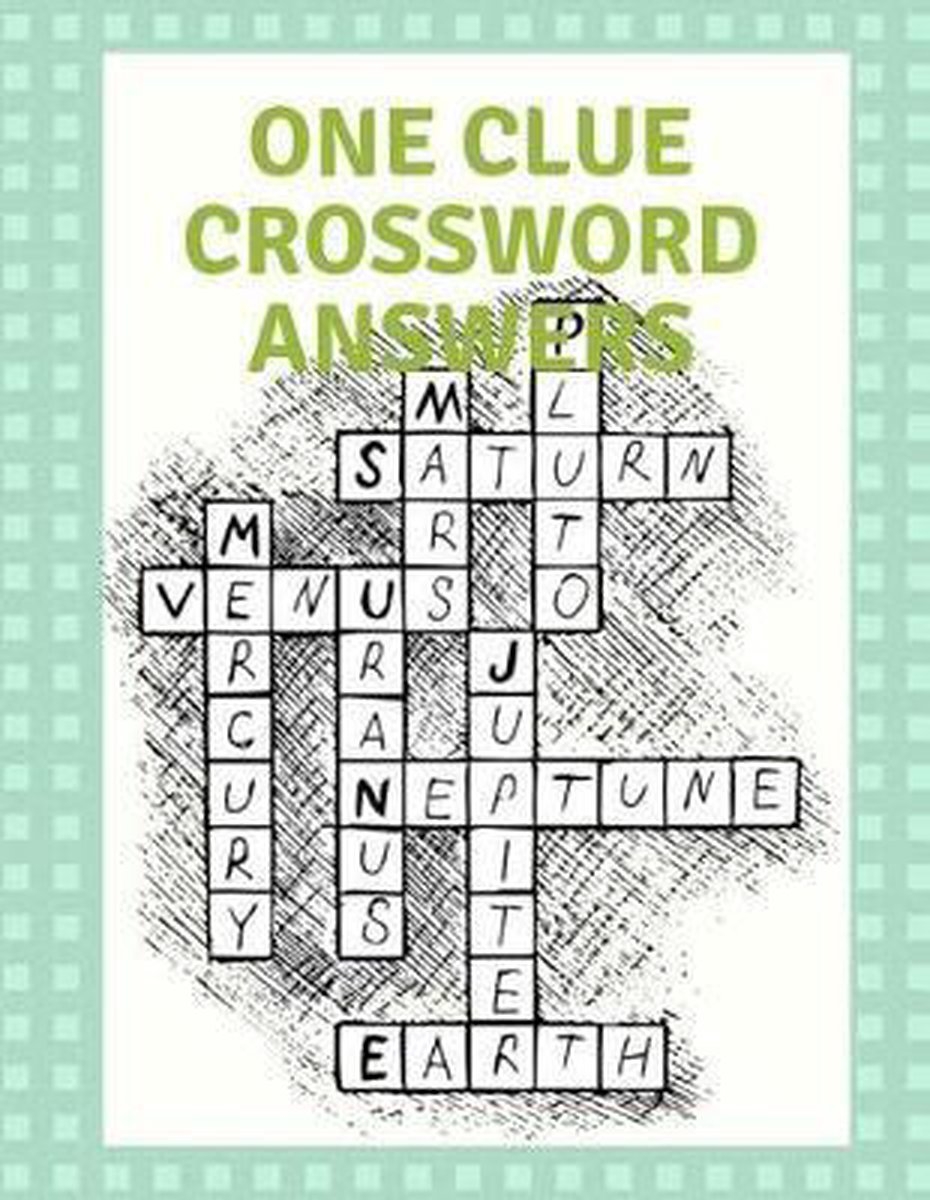 One Clue Crossword Answers Juditsa O Crossword 9781095952696 Boeken Bol