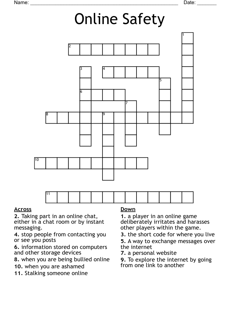 crossword puzzles on line