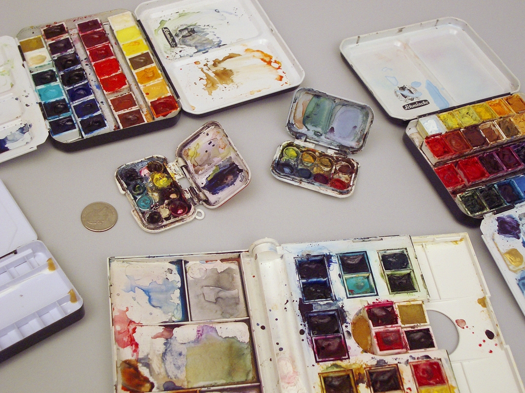 Paint Advice Filling Watercolor Pans With Tube Paint RozWoundUp