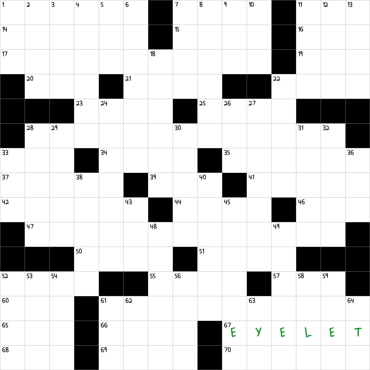 Place For A Lace NYT Crossword Clue