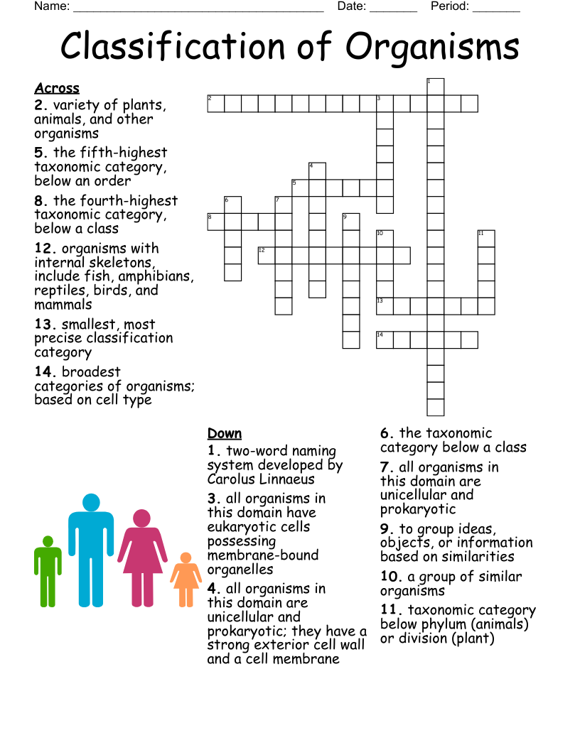 Plants And Animals Crossword WordMint