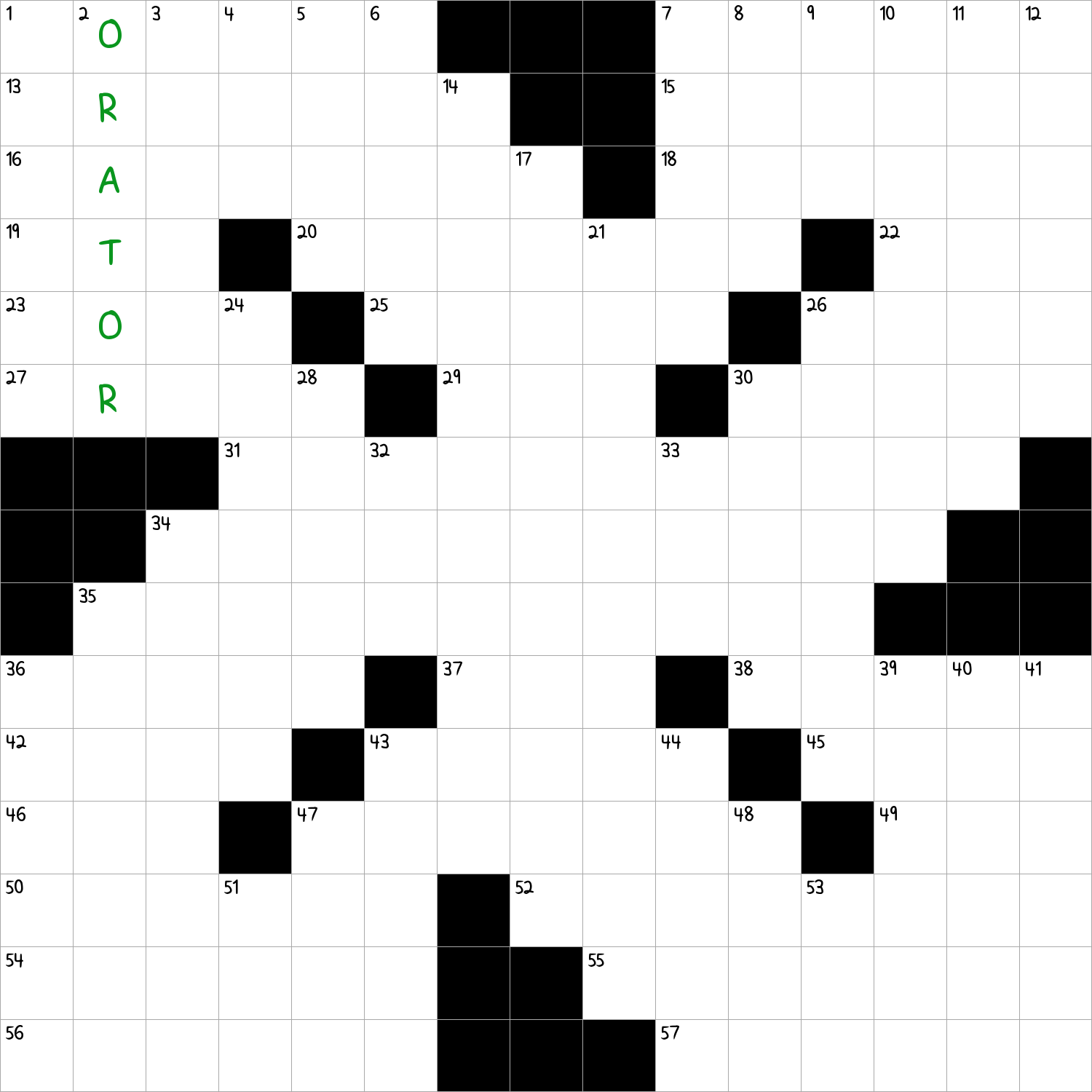 Podium Figure NYT Crossword Clue October 25 2024