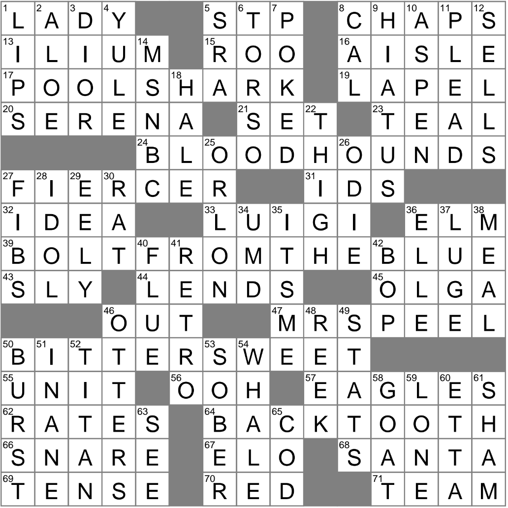 greek god of war crossword clue