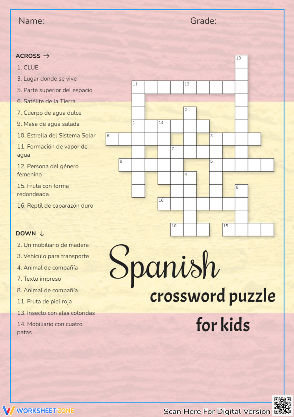 that in spanish crossword clue