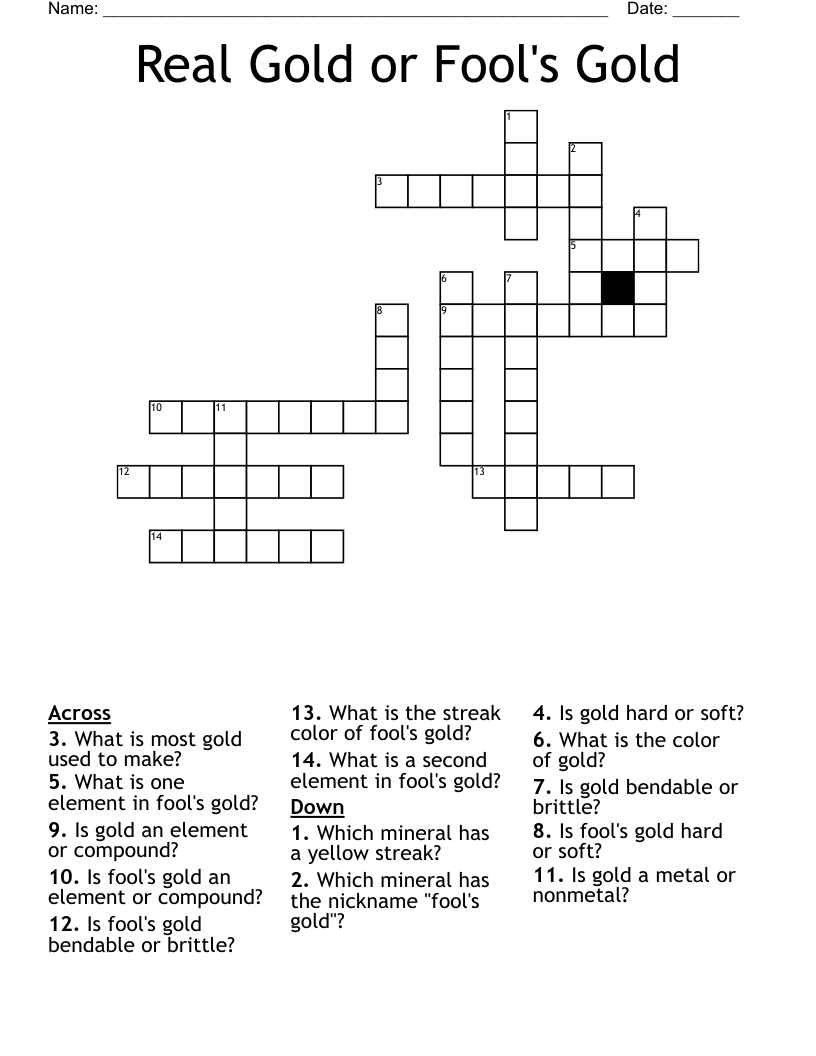 fool with crossword clue
