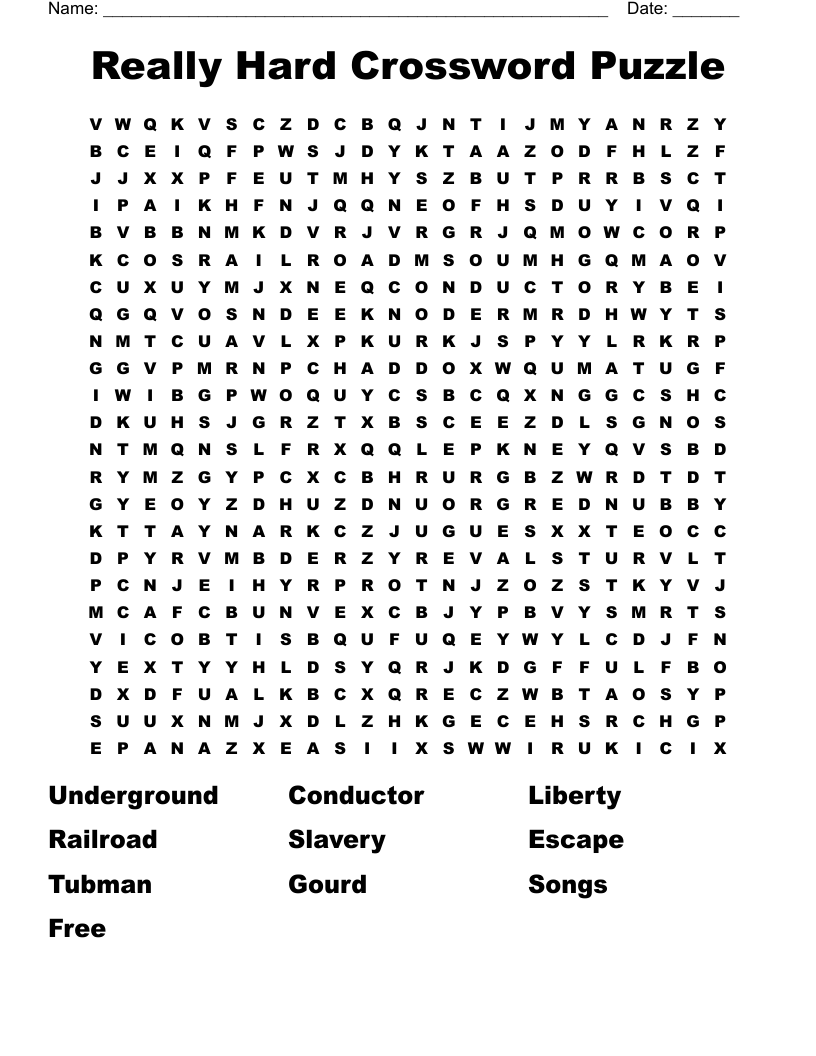 free crossword word search