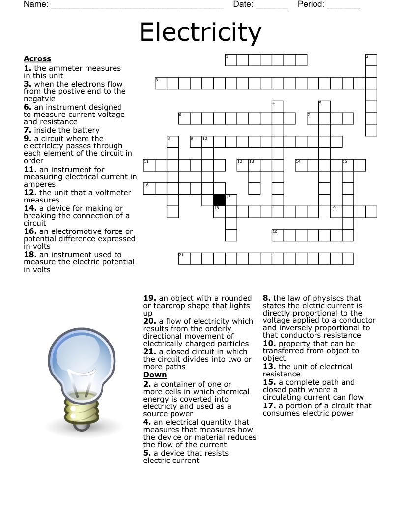 Resistance Crossword WordMint