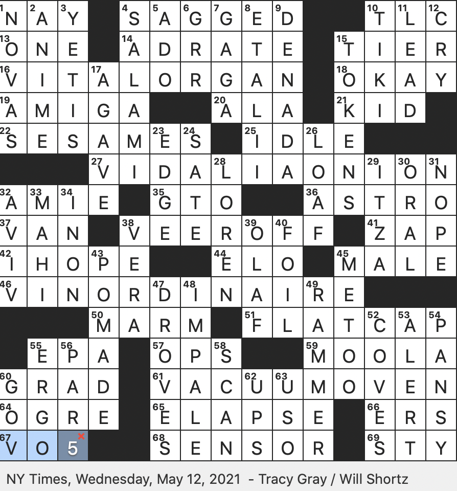Rex Parker Does The NYT Crossword Puzzle Alberto Hair Care Brand WED 5 12 21 Specialized Lab Equipment For Drying Short brimmed Hat Known As A Bunnet In Scotland Colorful Flower