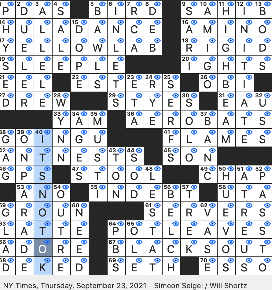 Rex Parker Does The NYT Crossword Puzzle Casino Next To The Venetian In Vegas THU 9 23 21 Titular Vampire In Anne Rice Novels Proto smart Phones In Brief Companion In