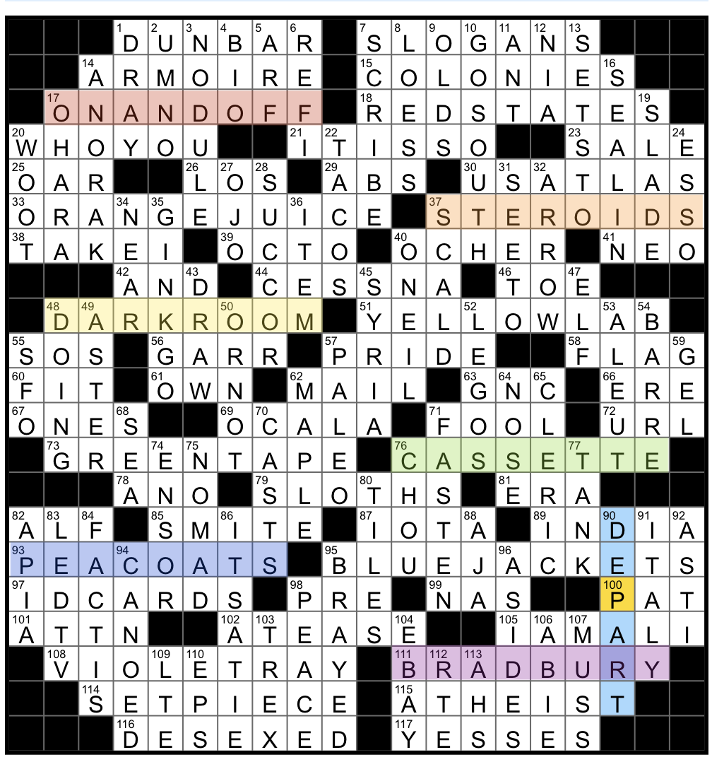 seattle times new york times crossword