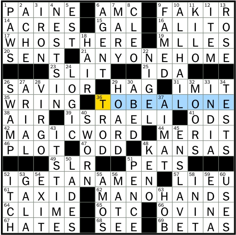 Rex Parker Does The NYT Crossword Puzzle July 2017